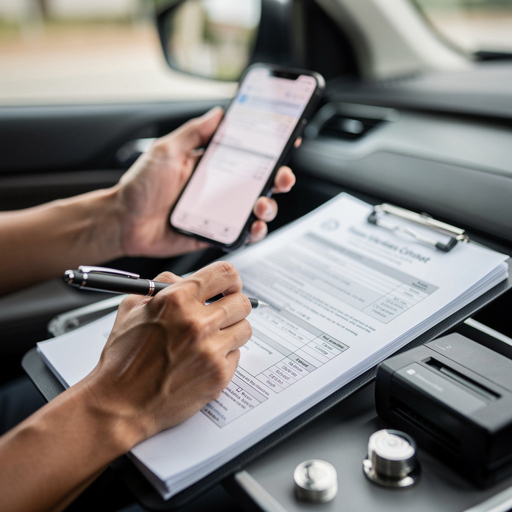 Willis Tax and Notary Service mobile tax professional meeting with client at convenient location in San Diego