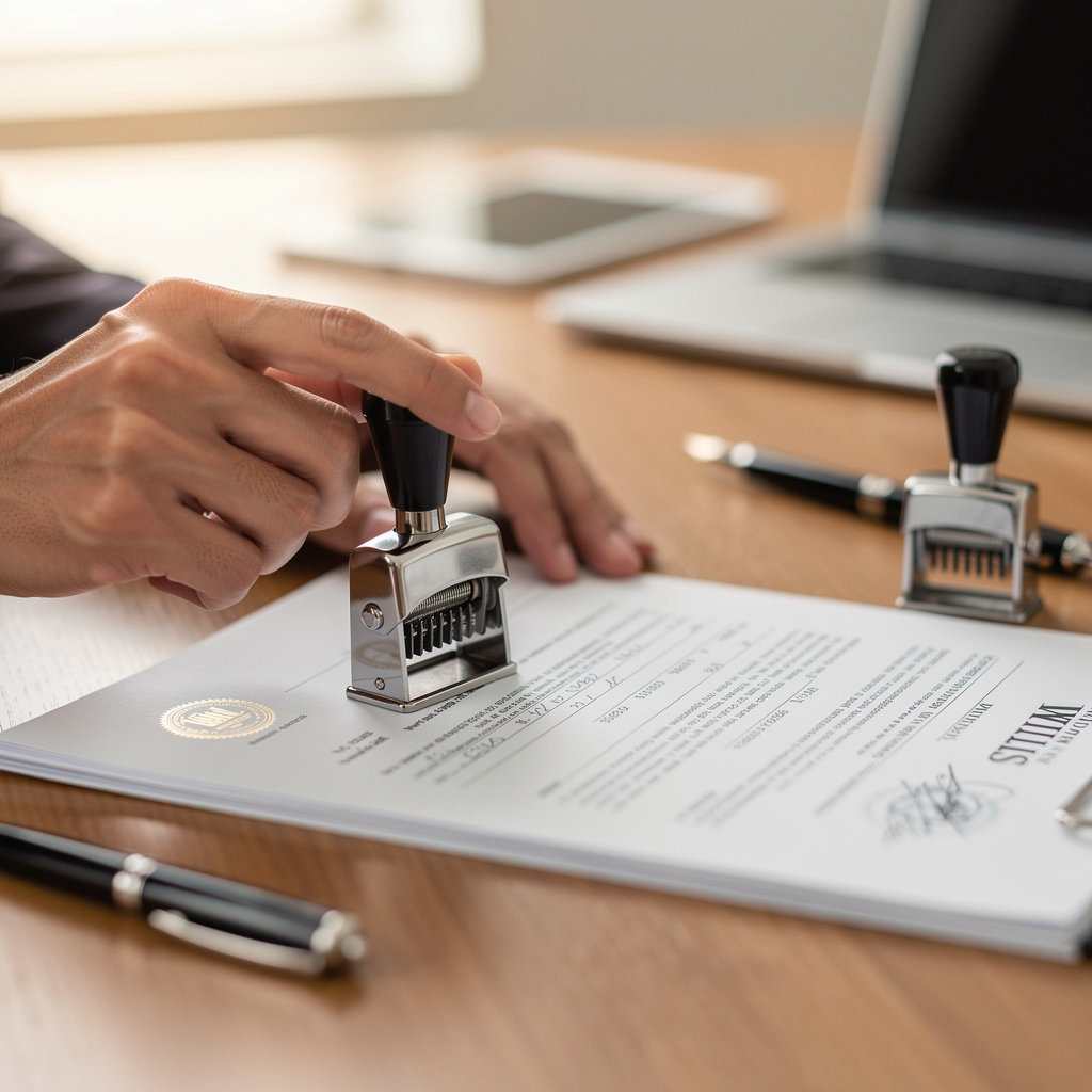 Willis Tax and Notary Service professional notary public verifying documents in San Diego, CA